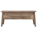 Solid Wood Lid Up Storage Bench Oak Solid Wood