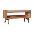 Oak Ish Nordic Storage Bench Oak Solid Wood