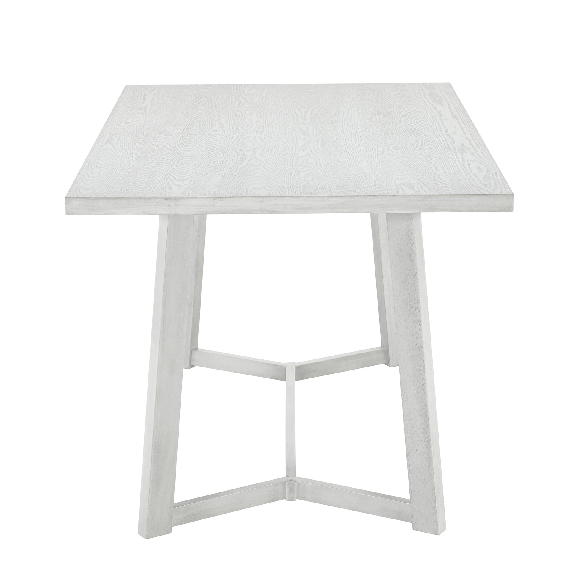 Farmhouse 6 Piece Wood Dining Table Set With 4 Upholstered Chairs And Bench, Gray Gray Wood Dining Room Bench Seating Rubberwood Rectangular Dining Table With Chair And Bench Upholstered Chair Wood Gray Solid Back Seats 6 Farmhouse Trestle Foam Solid
