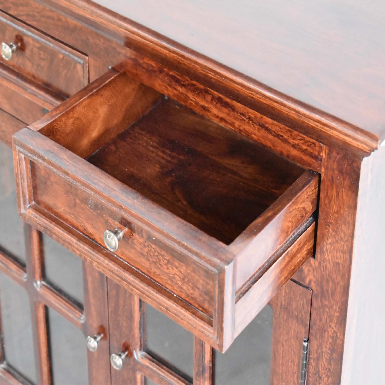 Large Cherry Glazed Sideboard Cherry Solid Wood