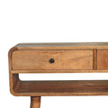 Sonata Console Table Oak Solid Wood