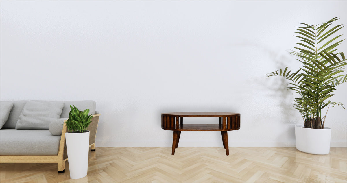 Ariella Chestnut Coffee Table Chestnut Solid Wood