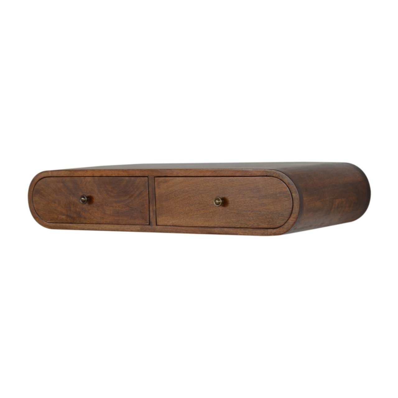 Floating Chestnut London Console Chestnut Solid Wood