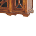 Glazed Carve Chestnut Sideboard Chestnut Solid Wood