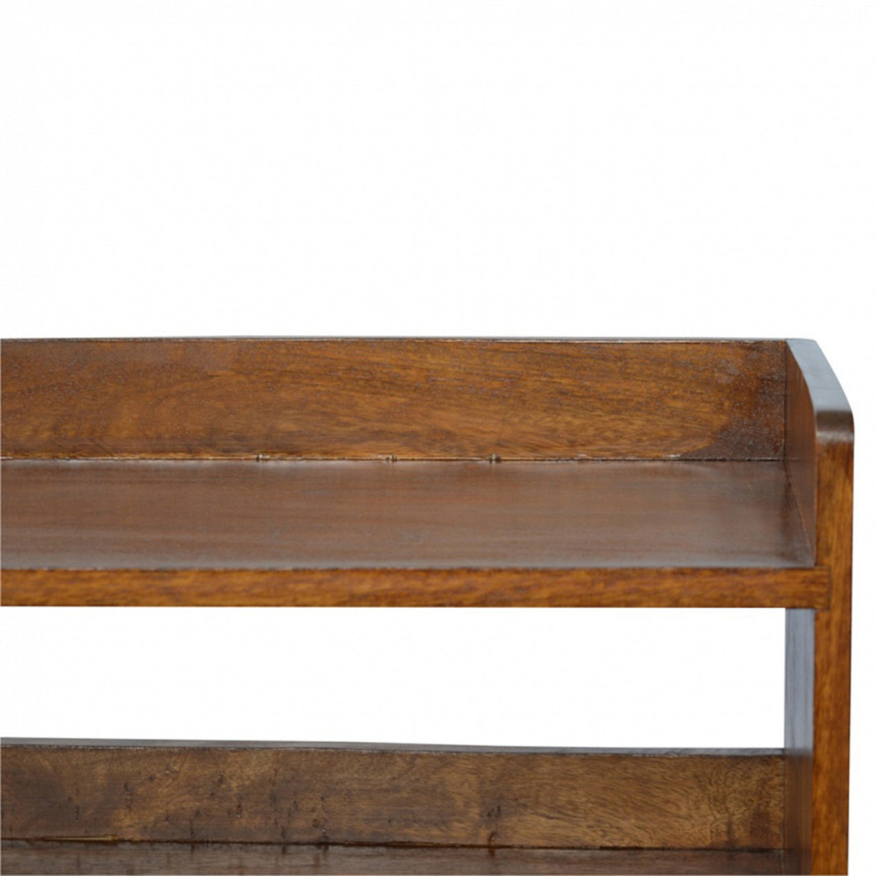 Chestnut Nordic Storage Bench Chestnut Solid Wood