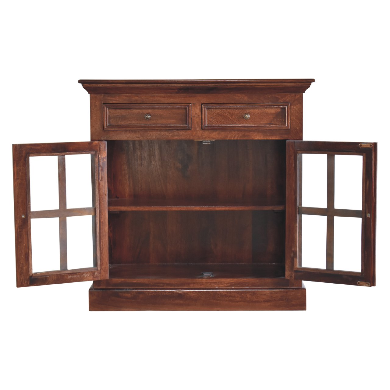 Cherry Glazed Cabinet Cherry Solid Wood