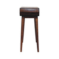 Amaya Nordic Style Console Table Chestnut Solid Wood