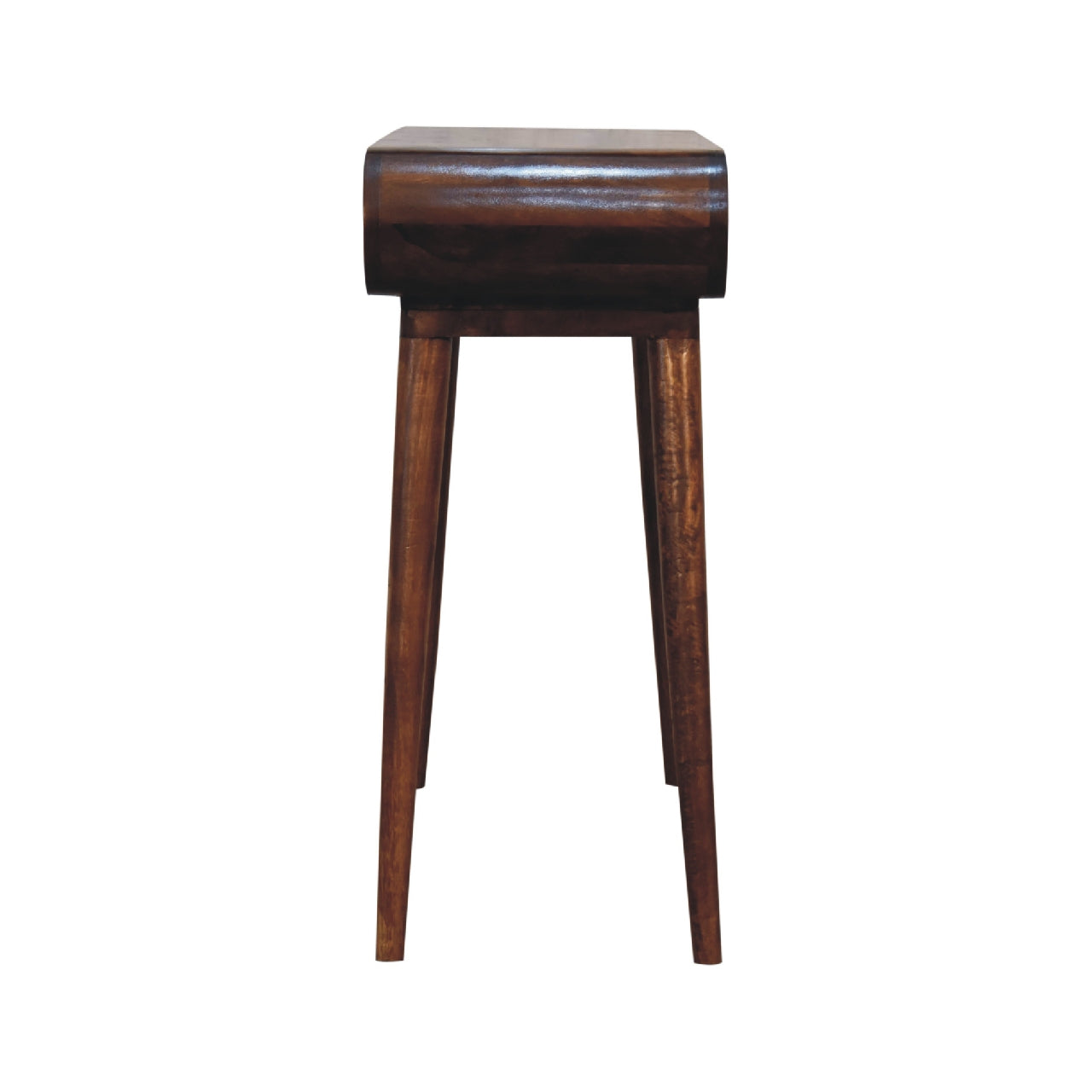 Amaya Nordic Style Console Table Chestnut Solid Wood