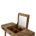 Oak Ish Round Dressing Table Oak Solid Wood