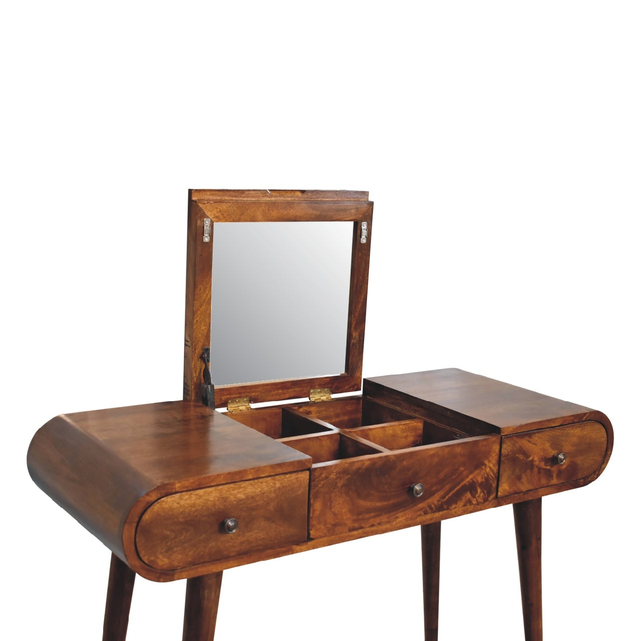 Chestnut Mirror Dressing Table Chestnut Solid Wood