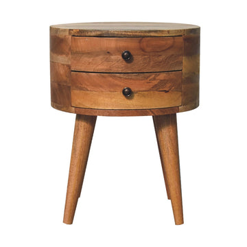 Odyssey Oak Ish Bedside Oak Solid Wood