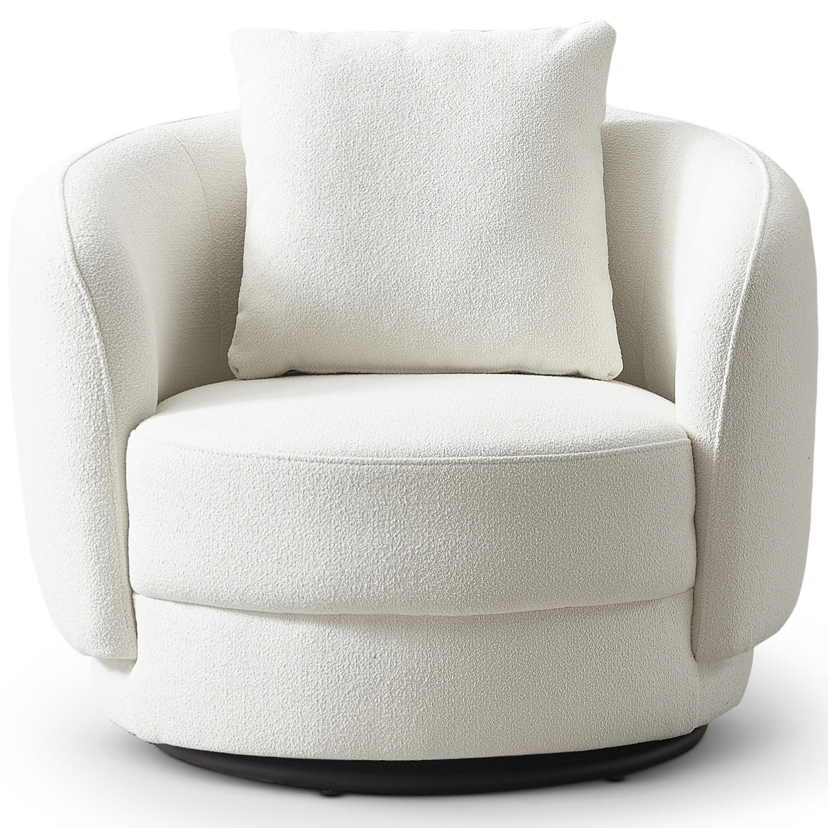 Dylan Boucle Lounge Chair Beige Boucle