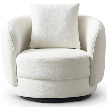 Dylan Boucle Lounge Chair Beige Boucle