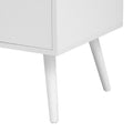 Modern Cabinet With 2 Doors And 3 Drawers, Suitable For Living Rooms, Studies, And Entrances. White Mdf