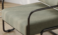 Living Room Iron Sofa Chair, Lazy Individual Chair, Balcony Leisure Chair Color: Brown Light Brown Corduroy