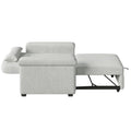 3 In 1 Convertible Sleeper Chair Sofa Bed Pull Out Couch Adjustable Chair With Pillow, Adjust Backrest Into A Sofa, Lounger Chair, Single Bed Or Living Room Or Apartment, Beige Beige Polyester