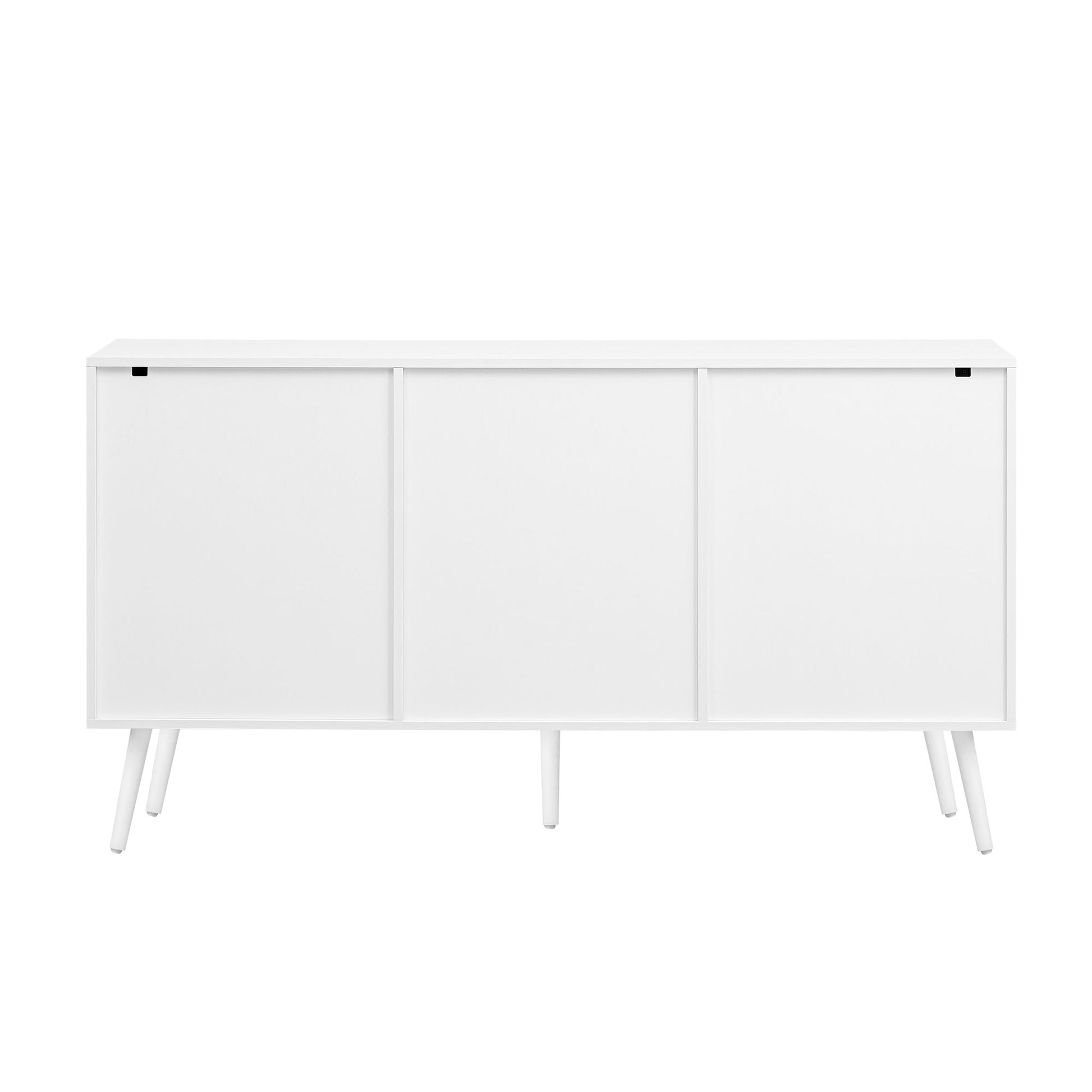 Modern Cabinet With 2 Doors And 3 Drawers, Suitable For Living Rooms, Studies, And Entrances. White Mdf