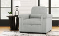 3 In 1 Convertible Sleeper Chair Sofa Bed Pull Out Couch Adjustable Chair With Pillow, Adjust Backrest Into A Sofa, Lounger Chair, Single Bed Or Living Room Or Apartment, Gray Gray Polyester