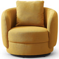 Dylan Boucle Lounge Chair Yellow Boucle