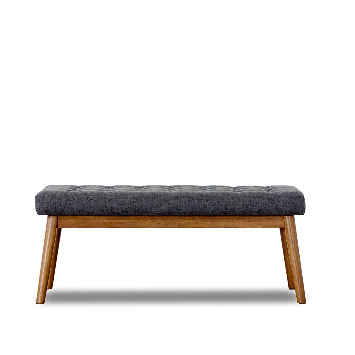 Delilah Modern Bench Fabric Grey Fabric