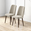 Katie Mid Century Modern Velvet Dining Chair Set Of 2 Multi Velvet