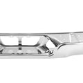 1Pc 2007 2014 Toyota Tundra Rear Bumper Silver Metal Abs