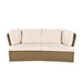 Customizable Outdoor Patio Furniture Set, Wicker Furniture Sofa Set With Thick Cushions, Suitable For Backyard, Porch. Yes Beige Garden & Outdoor Complete Patio Sets Hdpe