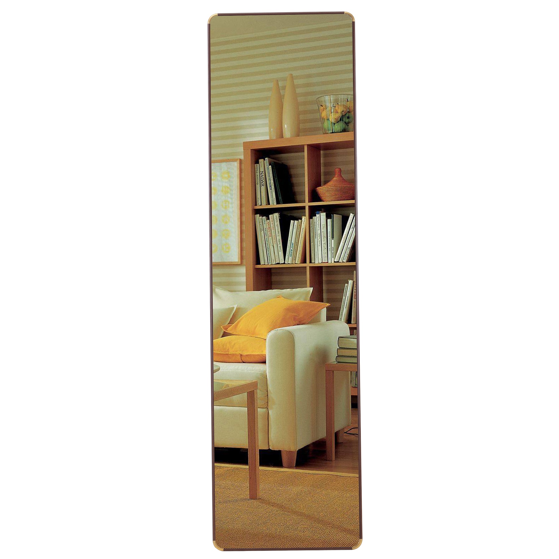 The 4Th Generation Floor Standing Full Length Mirror. Wall Mirror, Bathroom Makeup Mirror, Bedroom Foyer, Clothing Store, Wall Mounted. 60 "* 16.5" Transparent Glass