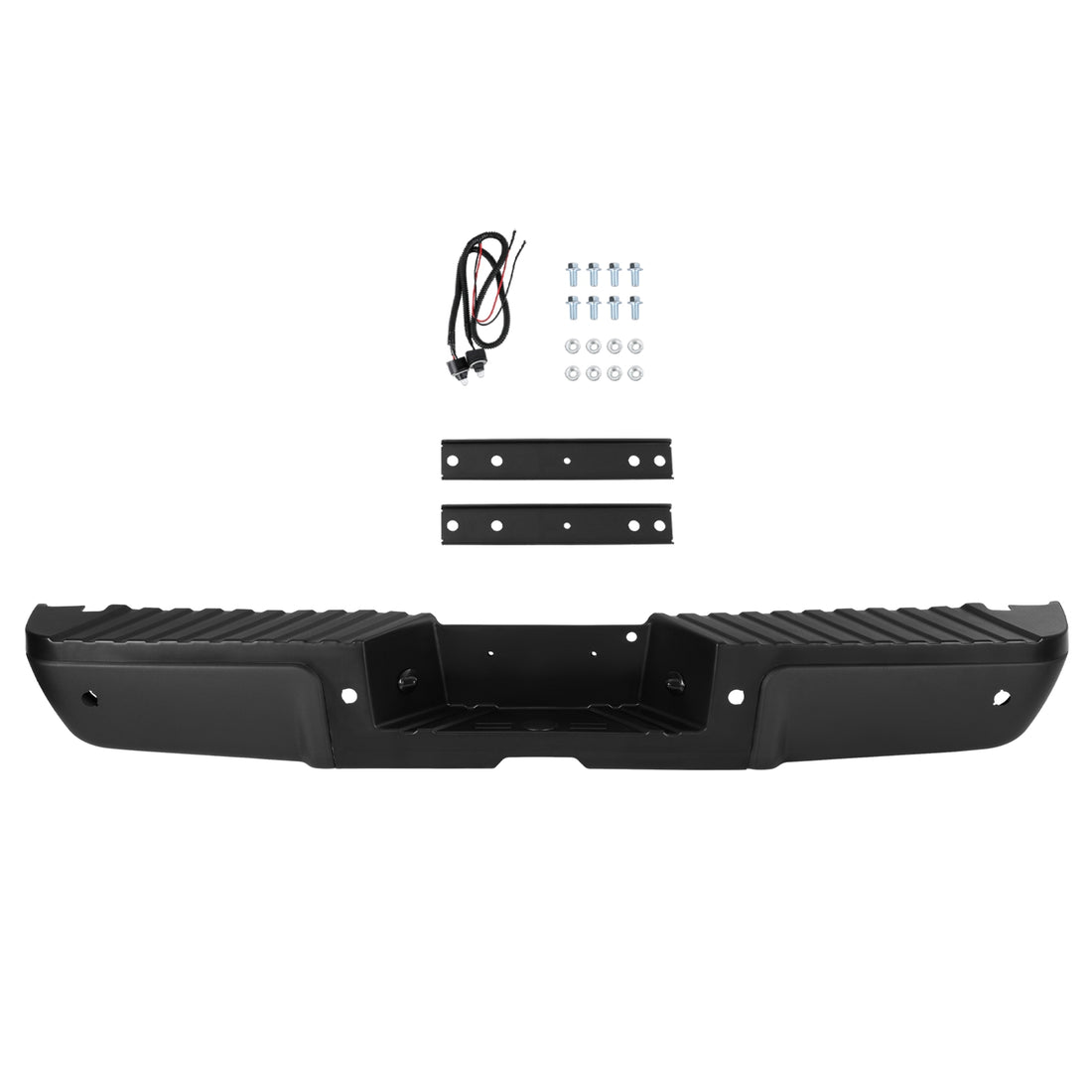 1Set For 2008 2016 Ford F250 With Holes Plastic Black Fo1103151 Black Metal Plastic