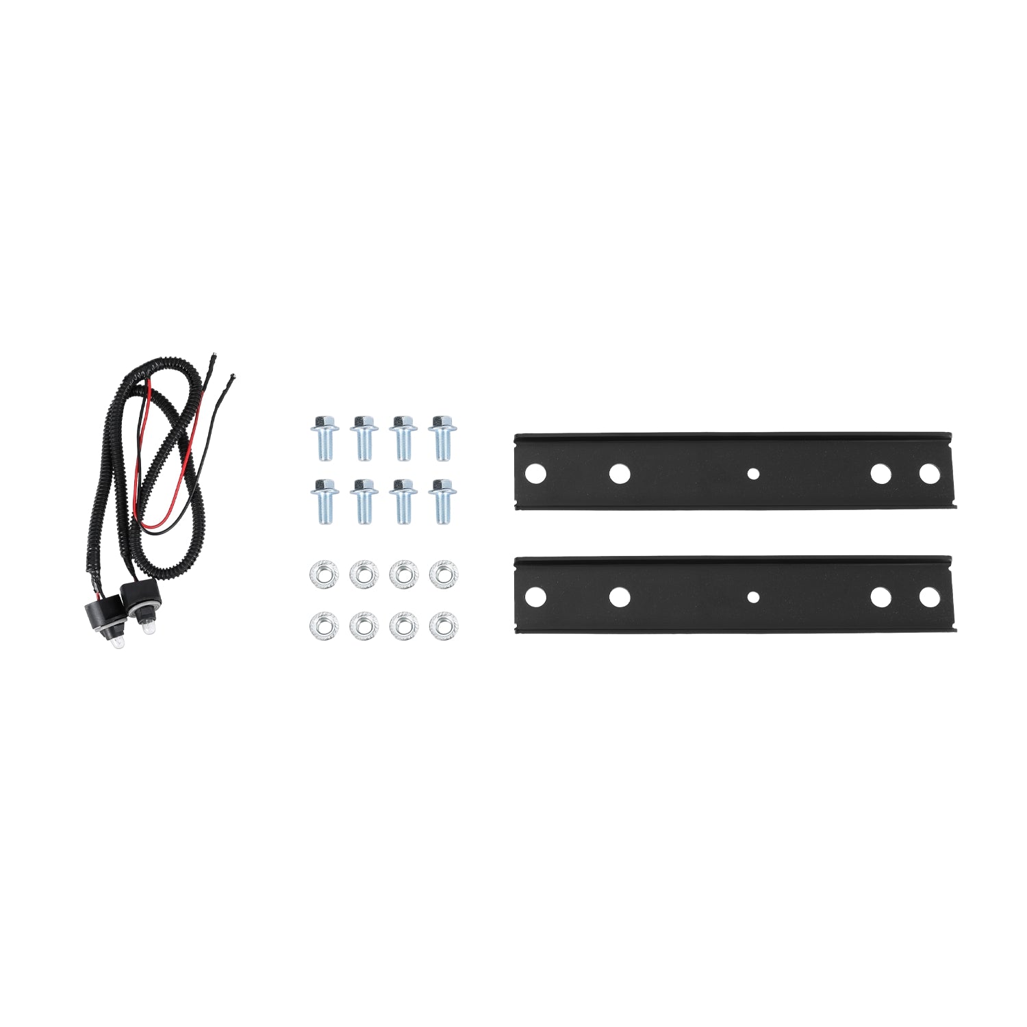 1Set For 2008 2016 Ford F250 With Holes Plastic Black Fo1103151 Black Metal Plastic