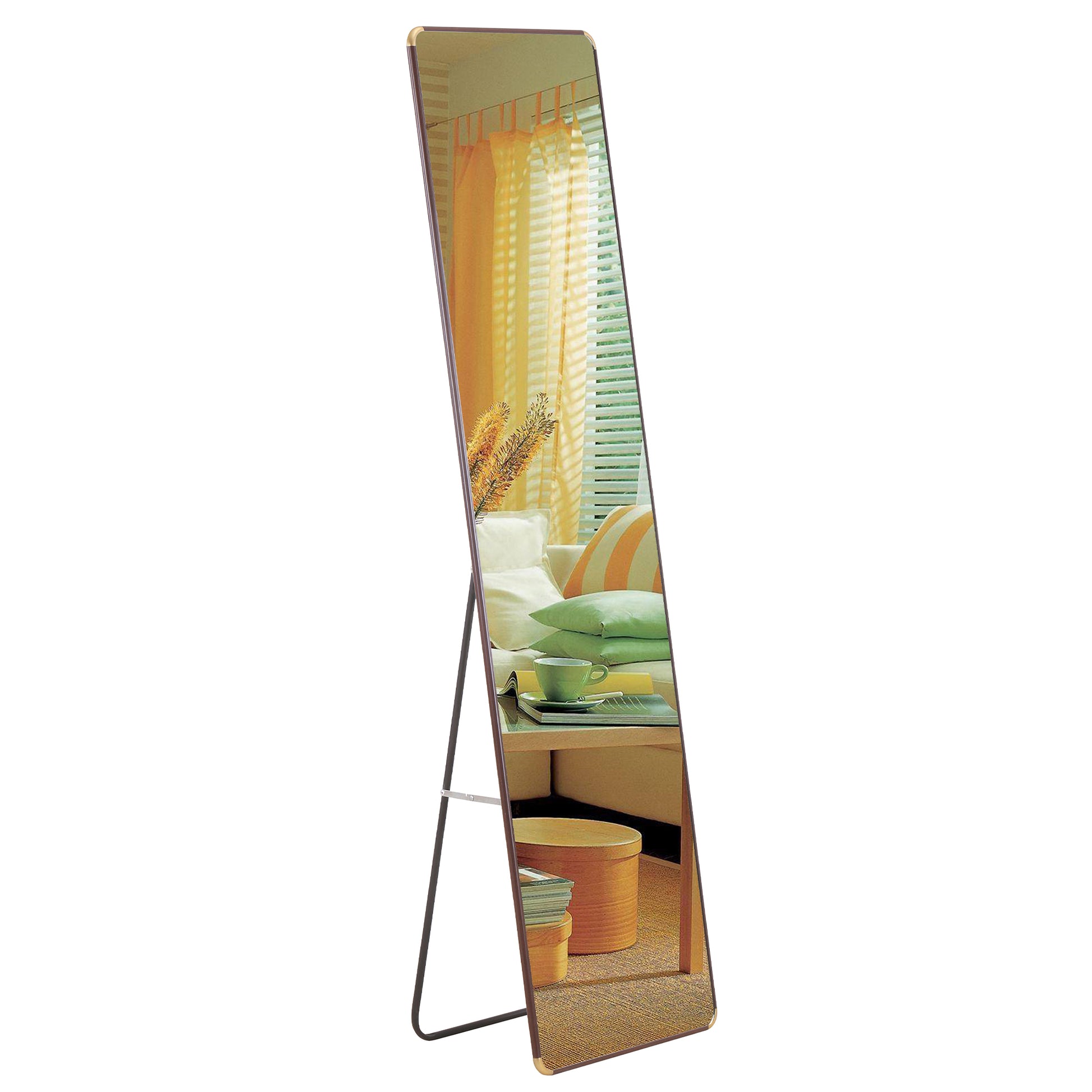 The 4Th Generation Floor Standing Full Length Mirror. Wall Mirror, Bathroom Makeup Mirror, Bedroom Foyer, Clothing Store, Wall Mounted. 60 "* 16.5" Transparent Glass