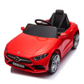 12V Kids Ride On Car W Parents Remote Control,Licensed Mercedes Benz Cls 350 For Kids,Four Wheel Suspension,Power Display,Music,Volume Control,Led Lights,Mp3,Usb Sd For Kids 37 95 Months. Red 50 99 Lbs Polypropylene