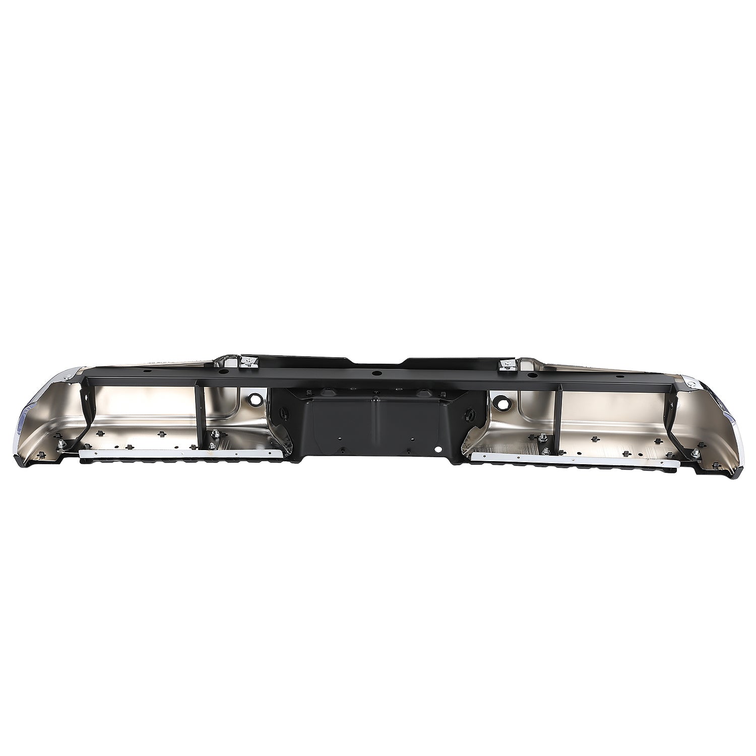 1Set For 2008 2016 Ford F250 With Holes Electroplating Fo1103150 Black And Silver Metal Plastic