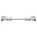 1Pc 2007 2014 Toyota Tundra Rear Bumper Silver Metal Abs