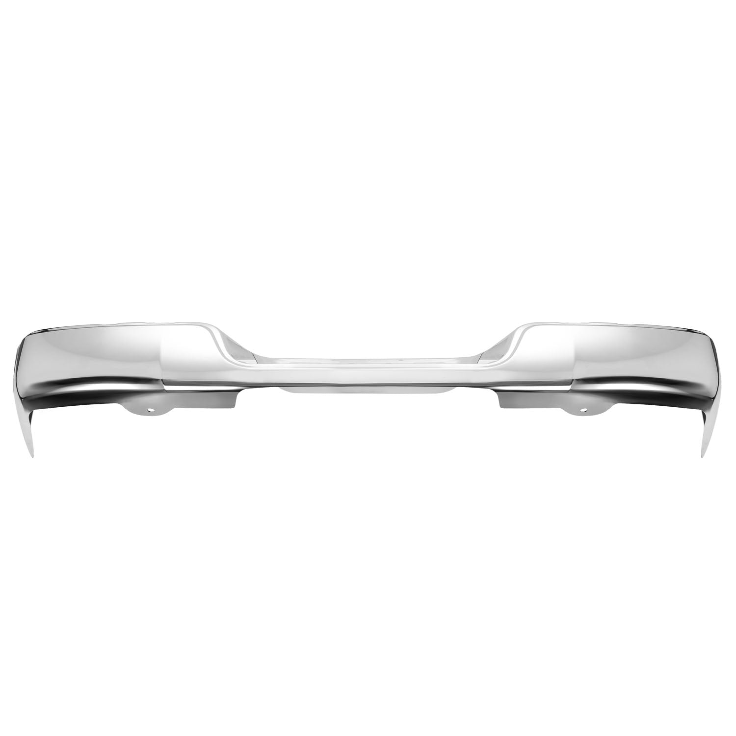 1Pc 2007 2014 Toyota Tundra Rear Bumper Silver Metal Abs