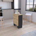 Folding Table With Expandable Design In 3 Forms, Black Macadamia Black Multi Particle Board Pine