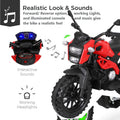 Electric Motorcycle For Kids, Kids Ride On Motorcycle, Tamco 12V Electric Dirt Bike With Training Wheels, Hand Racingfoot Brake,Pu Seat,Ride On Motorcycle For 3 6 Years Boys Girls Gift Red Plastic