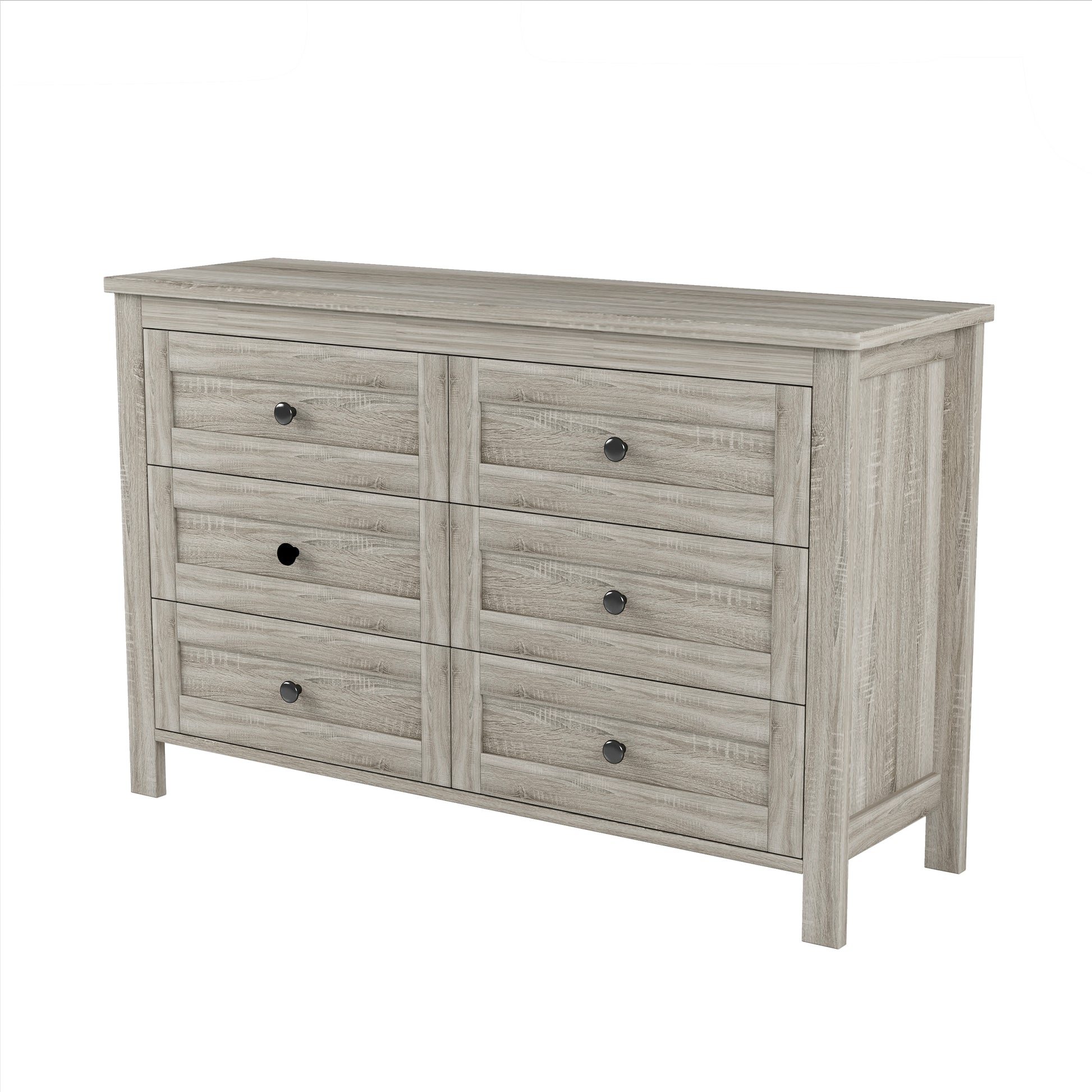 3 Pieces Bedroom Sets Full Size Farmhouse Platform Bed With Double Sliding Door Storage Headboard And Charging Station, Storage Nightstand And Dresser, Antique Gray Full Antique Gray 3 Piece Set Particle Board