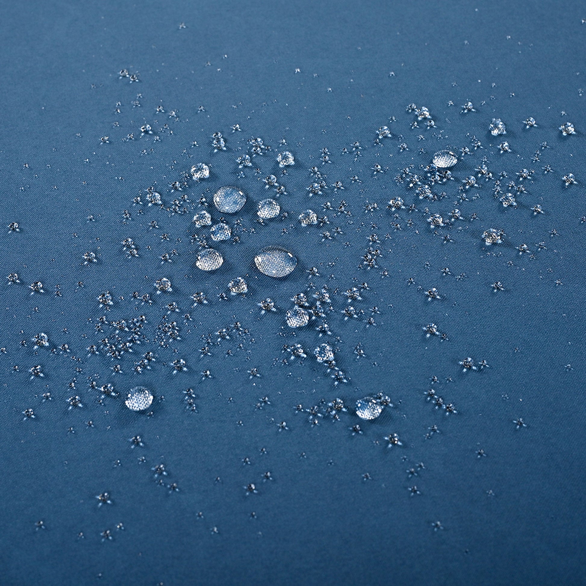 Outdoor Patio Sunbed With Curtains, High Comfort, Suitable For Multiple Scenarios Blue Woven Rope