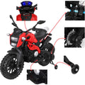 Electric Motorcycle For Kids, Kids Ride On Motorcycle, Tamco 12V Electric Dirt Bike With Training Wheels, Hand Racingfoot Brake,Pu Seat,Ride On Motorcycle For 3 6 Years Boys Girls Gift Red Plastic