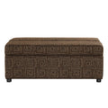Twin Size Folding Ottoman Sleeper Bed With Mattress Convertible Guest Bed Espresso Espresso Foam Linen 1 Seat