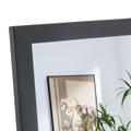 Fourth Generation Black Solid Wood Frame Full Length Mirror, Dressing Mirror, Bedroom Porch, Decorative Mirror, Clothing Store, Floor Standing Large Mirror, Wall Mounted. 71 