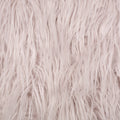 Mandana 3 Foot Rounded Faux Fur Bean Bag, Lavender Lavender Faux Fur