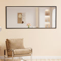 Fourth Generation Solid Wood Frame Full Length Mirror, Dressing Mirror, Bedroom Porch, Decorative Mirror, Clothing Store, Floor Standing Large Mirror, Wall Mounted. 71 