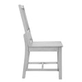 Rustic 5 Piece Extendable Dining Table Set Round Trestle Table And 4 Cross Back Dining Chairs For Kitchen, Dining Room, Gray Gray Wood Dining Room Solid Wood Rubberwood Round Dining Table With Chair Wood Wood Gray Solid Back Seats 4 Removable Leaf