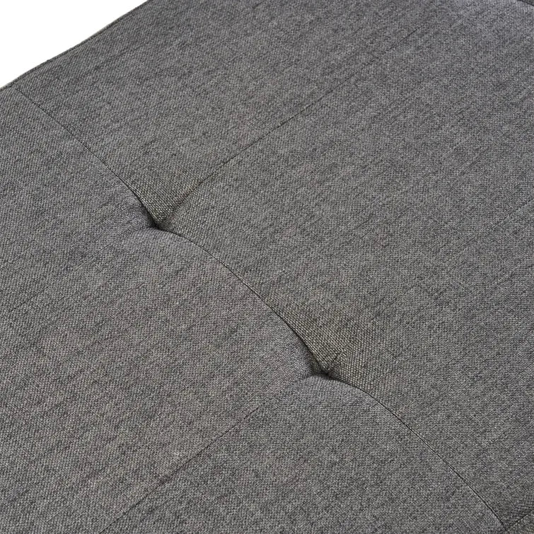 Baltimore Ottoman Dark Gray Fabric