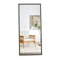 Fourth Generation Solid Wood Frame Full Length Mirror, Dressing Mirror, Bedroom Porch, Decorative Mirror, Clothing Store, Floor Standing Large Mirror, Wall Mounted. 71 