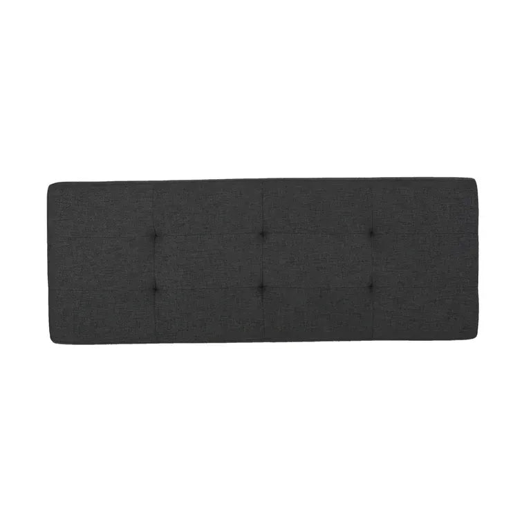 Baltimore Ottoman Dark Gray Fabric