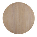 Rustic 5 Piece Extendable Dining Table Set Round Trestle Table And 4 Cross Back Dining Chairs For Kitchen, Dining Room, Natural Wood Dining Room Solid Wood Rubberwood Round Dining Table With Chair Wood Wood Natural Solid Back Seats 4 Removable Leaf