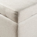 Baltimore Ottoman Beige Fabric